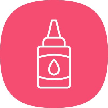 Yapıştırıcı ağ simgesi, vektör illüstrasyonu 