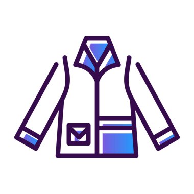 Ceket rengi vektörü.