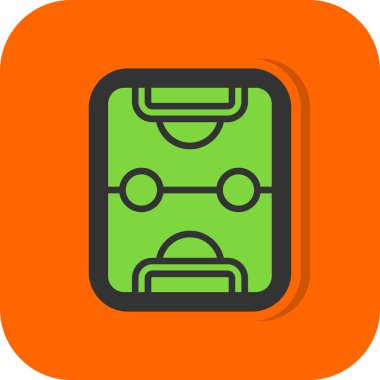 Hokey alanı simgesi, vektör illüstrasyon arkaplanı 