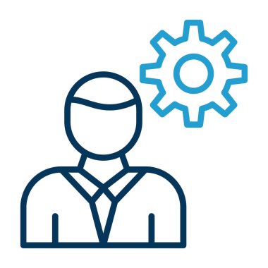 Employee businessman icon vector illustration