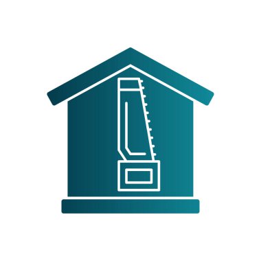 Ev Onarımı Web simgesi vektör illüstrasyonu