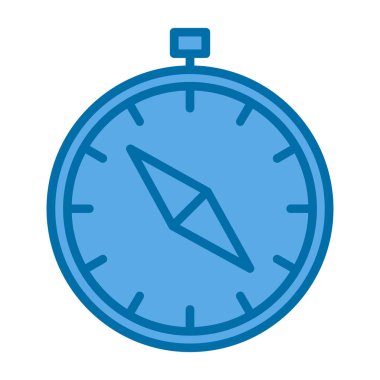 vector illustration of Compass modern icon            