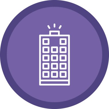 Modern b 'nin vektör illüstrasyonu eksik simgesi