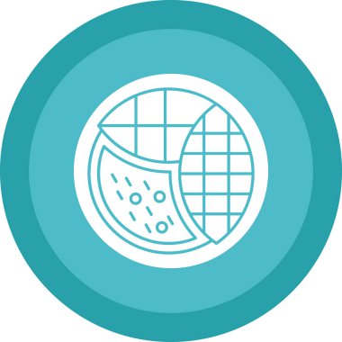 Mango yapışkan pirinç simgesi tasarımı, vektör illüstrasyonu   