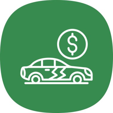 Dolar işareti vektör simgesi kolayca değiştirilebilir ya da düzenlenebilir