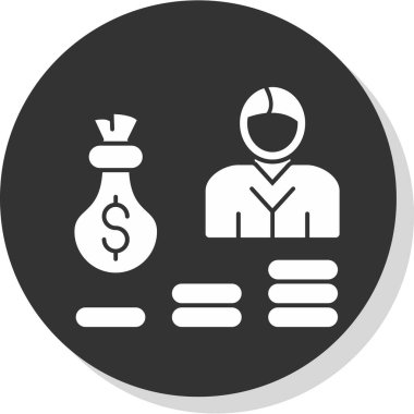 finansal simge vektör illüstrasyonu