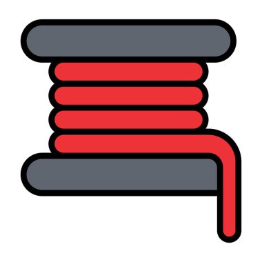 Kitap yığını ikonu. Web için iki vektör simgesinin özet çizimi