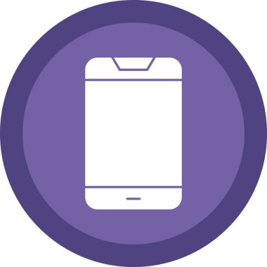 Akıllı telefon simgesinin vektör illüstrasyonu 