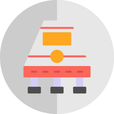 uzay gemisi kapsülü ikon vektör çizimi