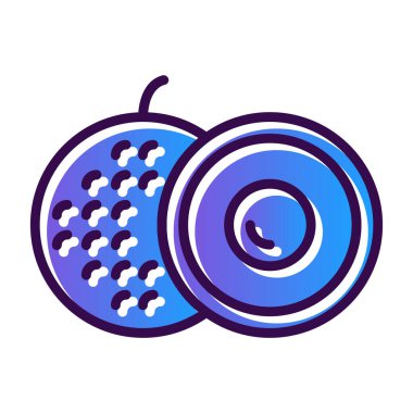 meyve ikonu vektör illüstrasyonu