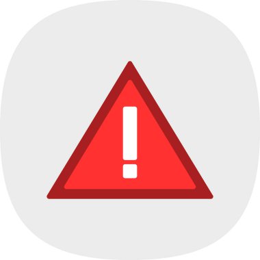 ünlem işareti vektör ikonu tasarımı, uyarı kavramı