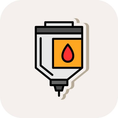 yağ damlası renkli vektör çizimi