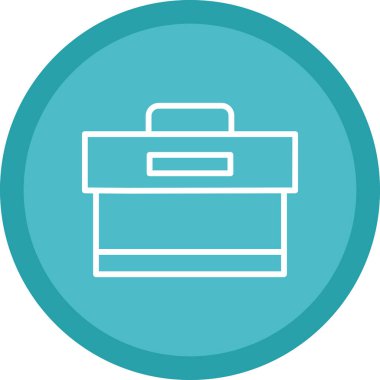 Çanta. Web simgesi basit tasarım