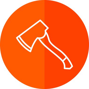 Balta simgesi, çizgi film tarzı. vektör illüstrasyonu                 