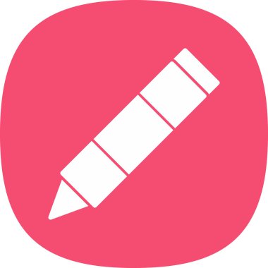 pastel boya simge vektör çizim