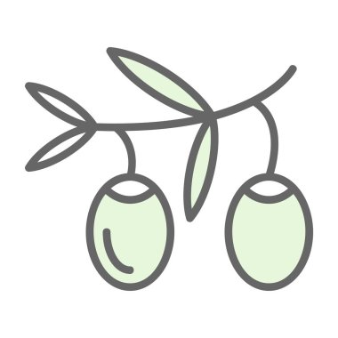 bir ağacın dalının yeşil ve siyah vektör çizimi