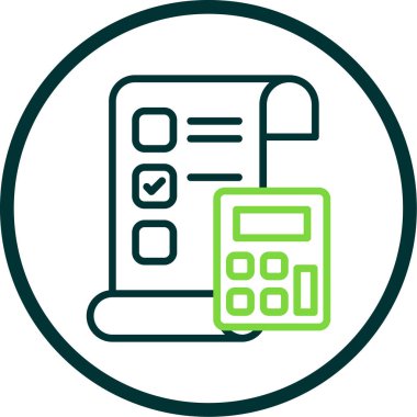 finanse web simgesi vektör illüstrasyonu