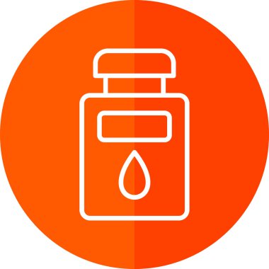 yağ şişesi simgesi, vektör illüstrasyonu