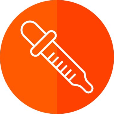 Bir termometre simgesinin vektör çizimi