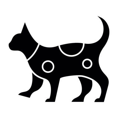 kedi simgesi vektör illüstrasyonu