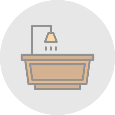 küvet web simgesi basit illüstrasyon 