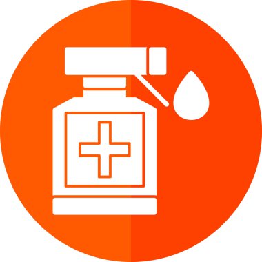 İlaç ve hap şişesi vektör illüstrasyon tasarımı