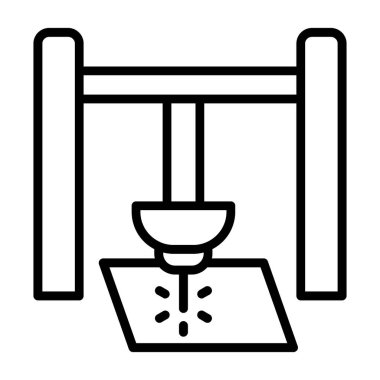 Lazer ağ simgesi vektör illüstrasyonu