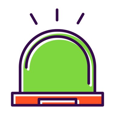 Modern bir simgenin vektör illüstrasyonu