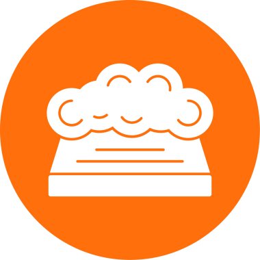 Bulut. Web simgesi basit tasarım