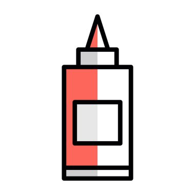 Yapıştırıcı ağ simgesi, vektör illüstrasyonu 