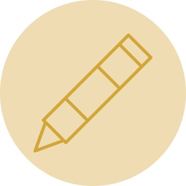 pastel boya simge vektör çizim