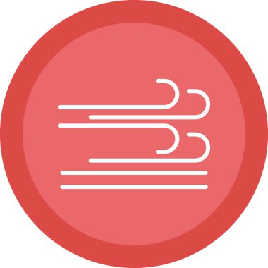 Rüzgar simgesinin vektör illüstrasyonu