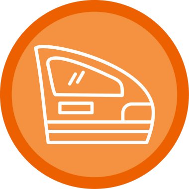 Bir biletin vektör illüstrasyonu