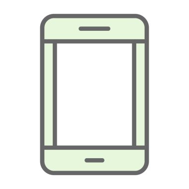 akıllı telefon simgesi, vektör illüstrasyonu basit tasarım
