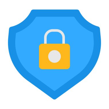 kalkan simgesi logo tasarımı element vektör çizimi 