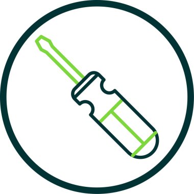 tornavida aracı simge vektör illüstrasyon tasarımı