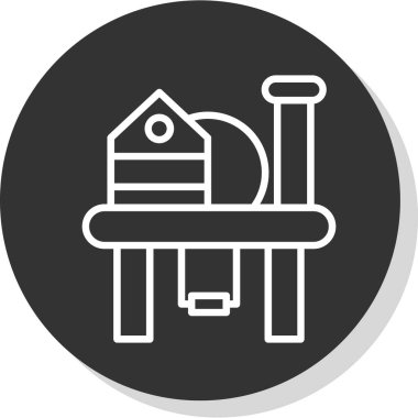 Modern b 'nin vektör illüstrasyonu eksik simgesi