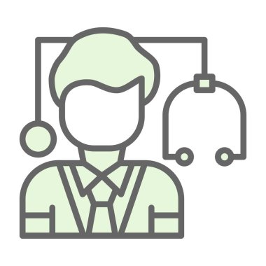 İş ve finans simgesinin vektör illüstrasyonu