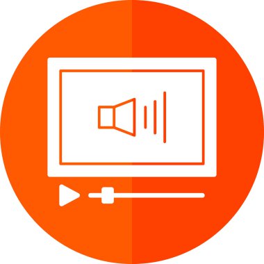 Ses Web simgesi, vektör çizim. 