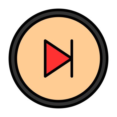  Atla. Web simgesi basit illüstrasyon