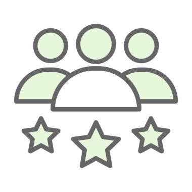 Beyaz arkaplanda izole edilmiş yıldız simgesi vektör işareti ve sembolü,