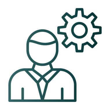 Employee businessman icon vector illustration