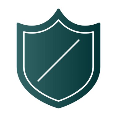 kalkan simgesi web basit illüstrasyon