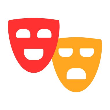 Sinema salonunun düz ikonu