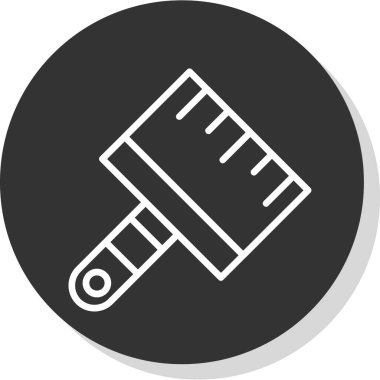 Kalem. Web simgesi basit illüstrasyon