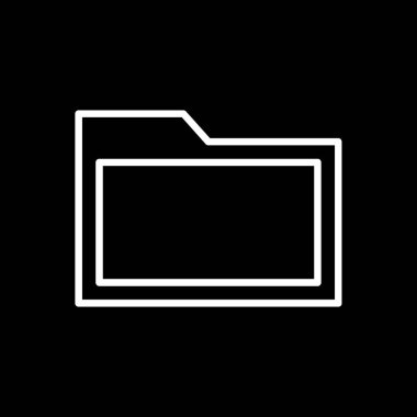 Dosya. Web simgesi basit illüstrasyon 