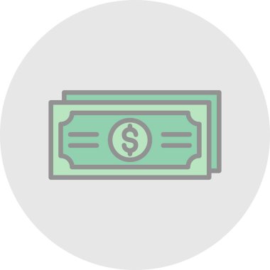 Basit nakit para nakit ikonu düz stil