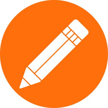 kalem simgesinin vektör illüstrasyonu