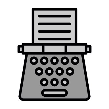 dolmakalem simgesi ana hat vektörü. kalem.