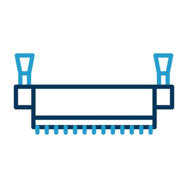 Modern El Testere simgesinin vektör çizimi              